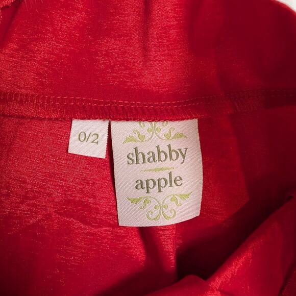 Shabby Apple Color Block Pleated Maxi Skirt Red and Purple Size 0/2 - Picture 5 of 10